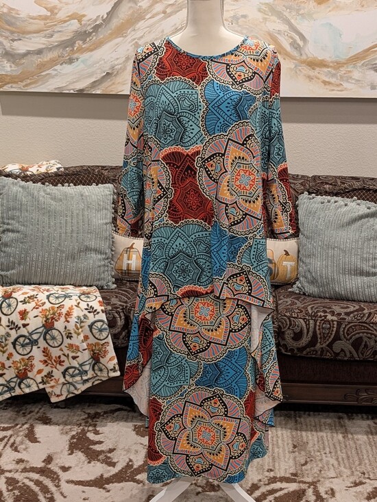 Nuggles Dresses & Skirts - Colorful Mandala Print Skirt Set